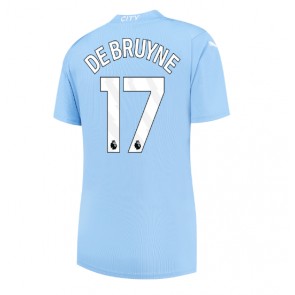 Maillot de foot Manchester City Kevin De Bruyne #17 Domicile Femmes 2023-24 Manches Courte